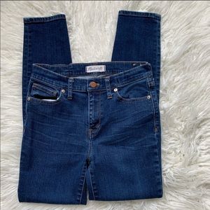 Madewell high riser skinny